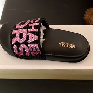 Kids Michael Kors slides